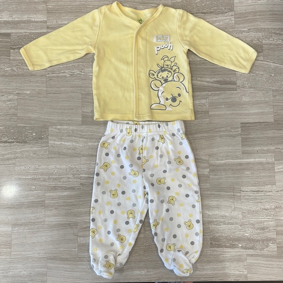 Disney baby winnie the pooh 2 piece matching set - Picture 1 of 5